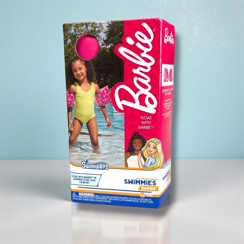 Barbie SwimWays Swimmies Floaties 3-5 Years Pool‎ Swim Help New Sealed Mattel